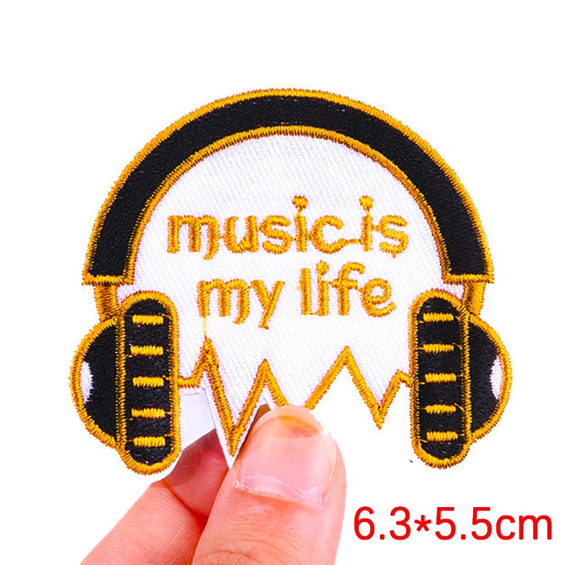 Music is Life Patches