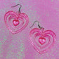 Thick Big Heart Earrings