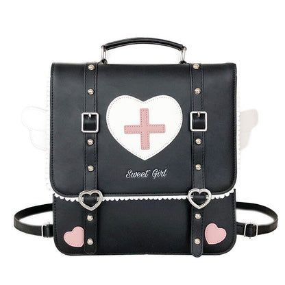 Wing Heart Cross Backpack