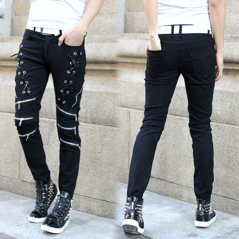 Zipper Chains Jeans