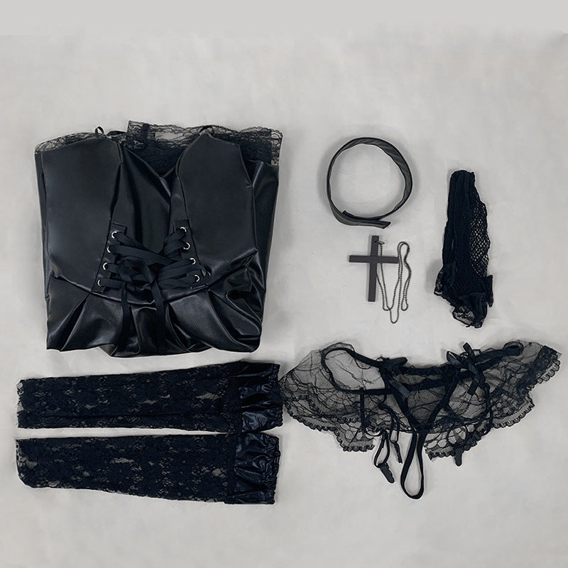 Black Dress Goth Set
